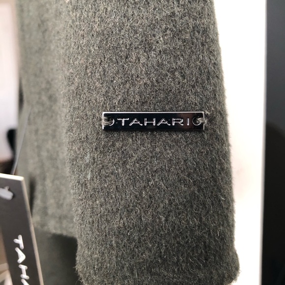 Tahari Wool Wrap Coat - Picture 5 of 7